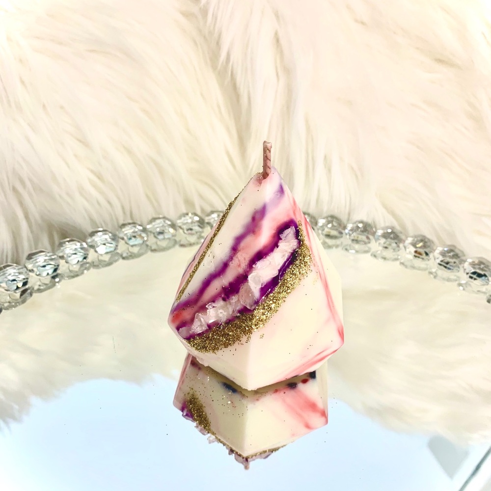 Geode candle - Picture 3 of 4